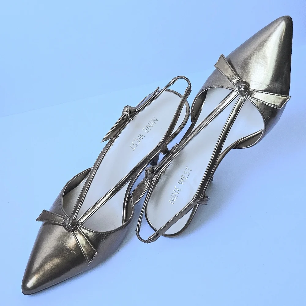 Nine West Bronze Slingback 4